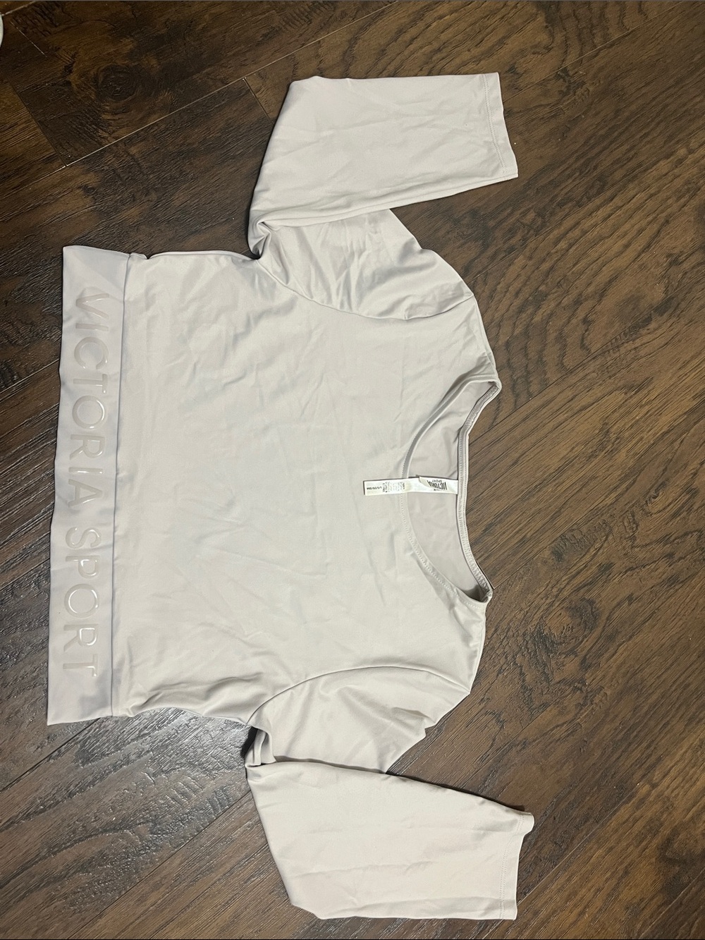 Victoria Sport Pale Pink Cropped Athletic Top